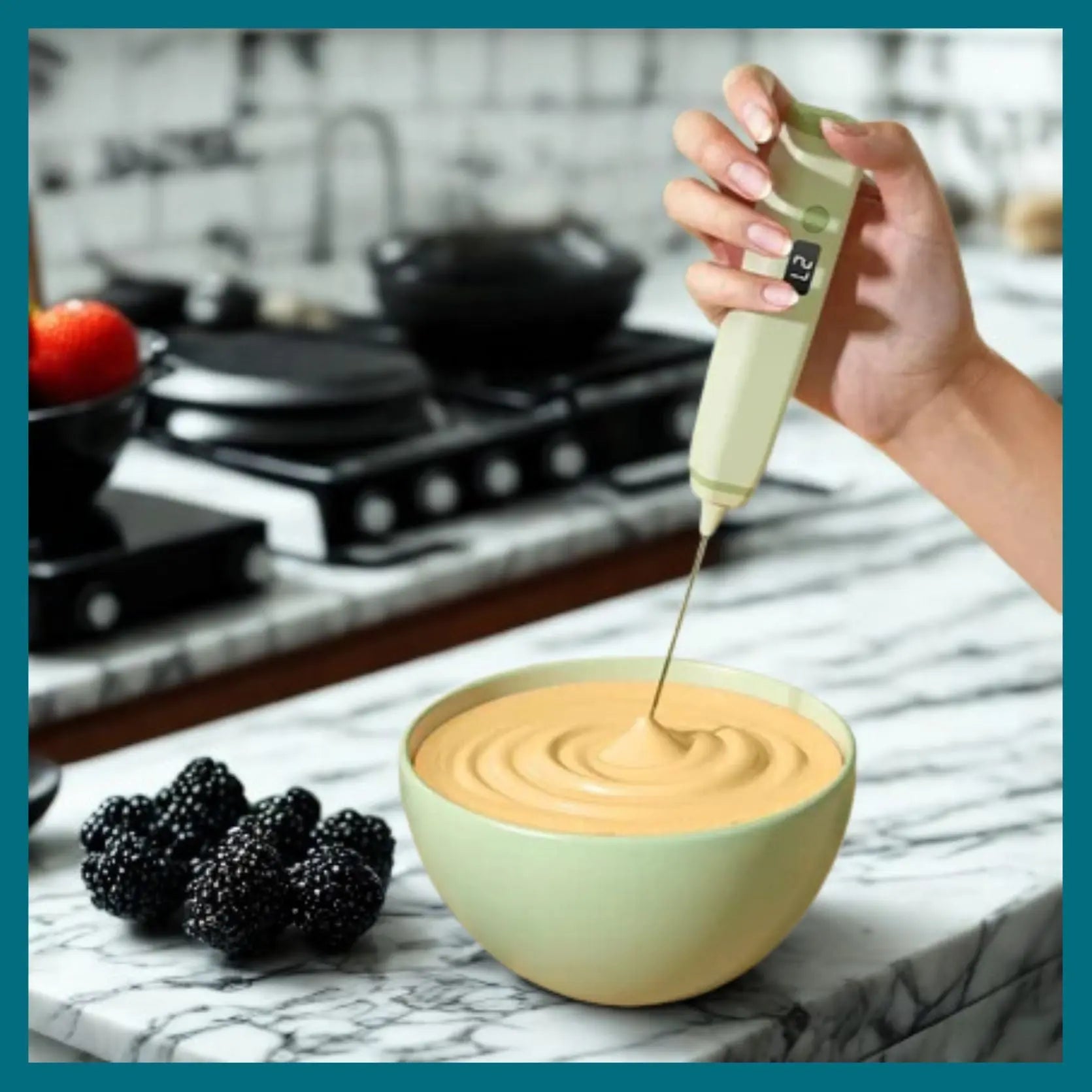 Batteur à Œufs Électrique 3 Vitesses | Mousseur à Lait Portable USB – Pour Café & Cuisine Maison Gadgetsdecooking