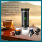 3 en 1 Cafetière Portable, Multi Capsules, 4 à 6 Minutes d'Auto-Chauffage, Petites Capsules, Grandes Capsules, Café Moulu Gadgetsdecooking